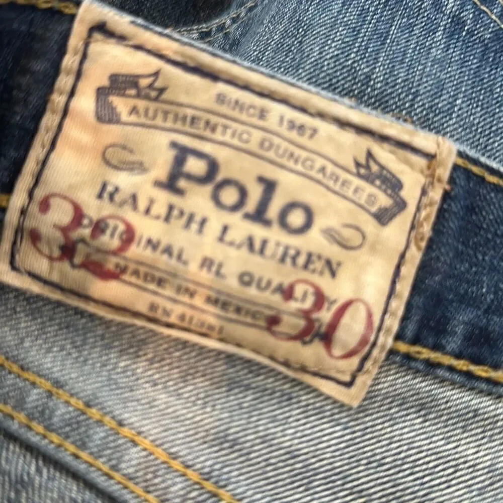 Polo‎ Ralph Lauren Mens Hampton Straight Leg Jeans size 32 x 30 Blue